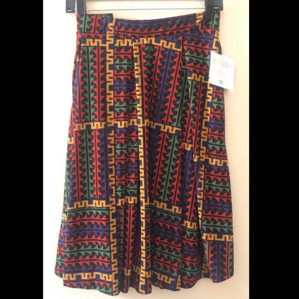 LuLaRoe Madison Skirt with pockets